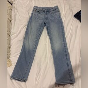 American Eagle Outfitters Light Blue Slim Straight Leg Jeans